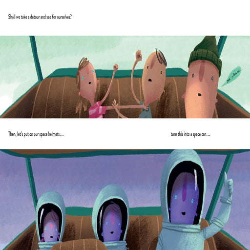Meanwhile Back On Earth Picture Book ( Age :3 Years+)