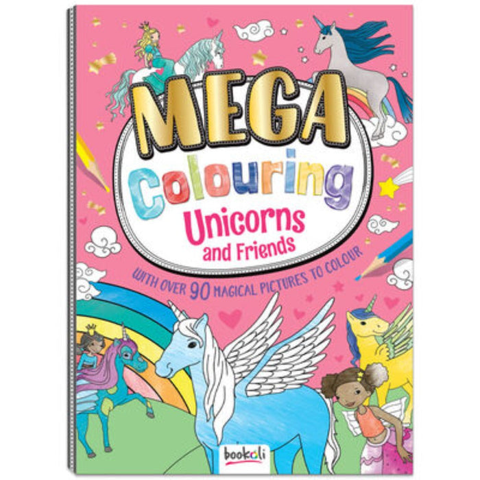 Mega Colouring Unicorn and Friends-Activity Books-SBC-Toycra