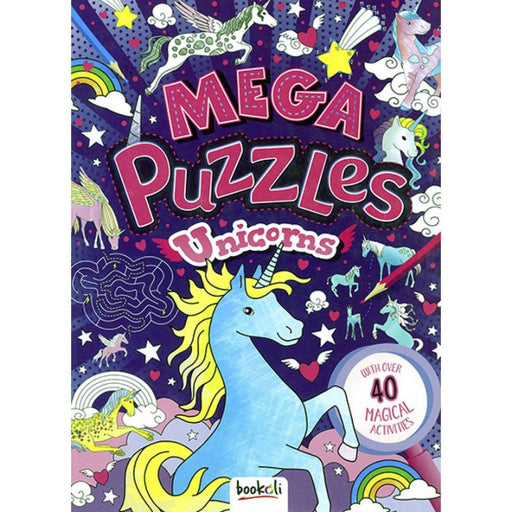 Mega Puzzles Unicorns Activity Book-Activity Books-SBC-Toycra