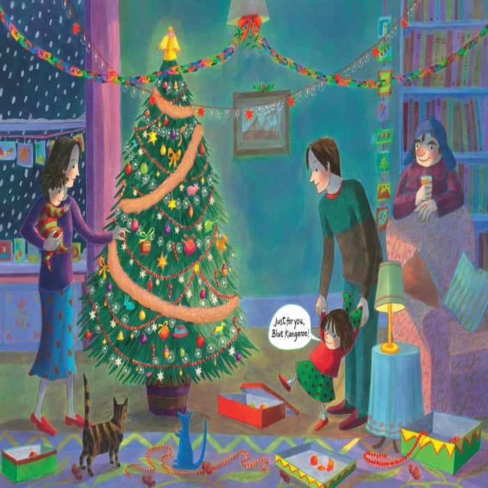 Merry Christmas, Blue Kangaroo!-Picture Book-Hc-Toycra