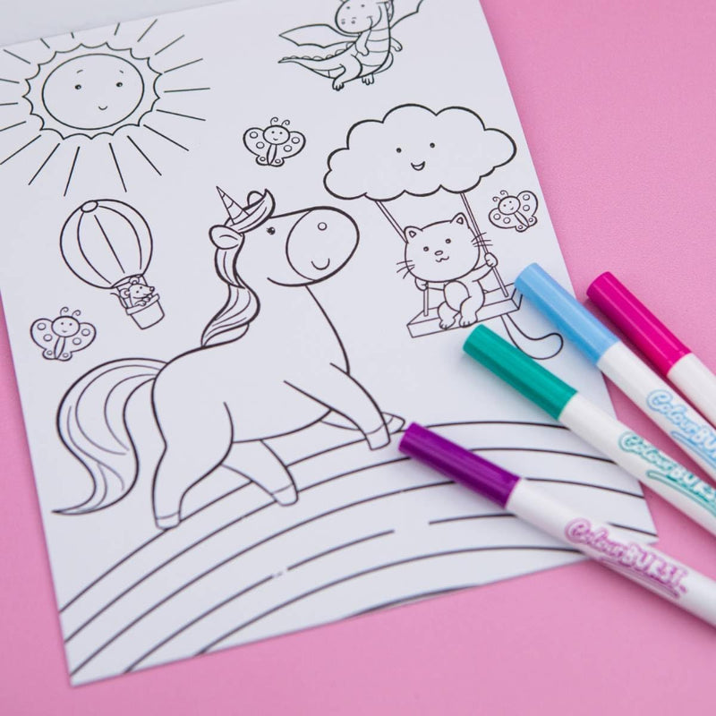Mess-Free ColourBurst Unicorns & Friends