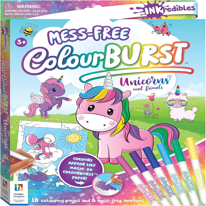 Mess-Free ColourBurst Unicorns & Friends