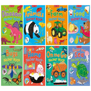 Miles Kelly Sticker Activity Book (Set Of 8 Books)