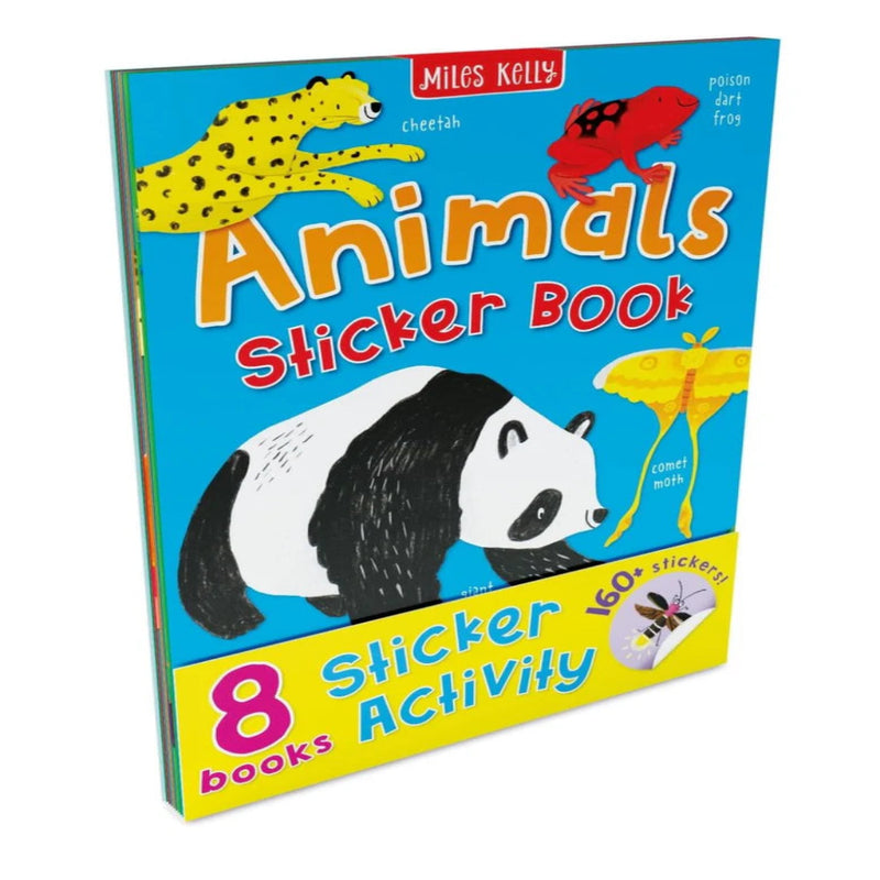 Miles Kelly Sticker Activity Book (Set Of 8 Books)