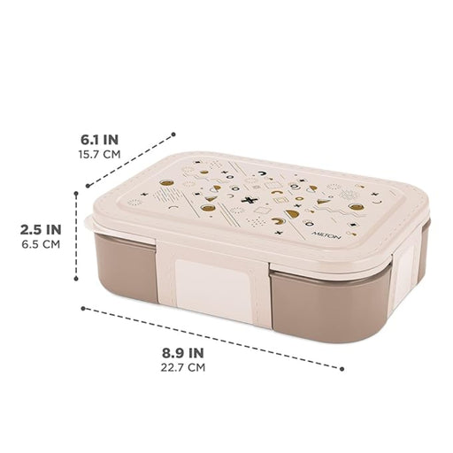 Milton Bravo 3 Steel Thermoware Lunchbox