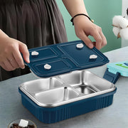 Milton Meal Safe 3 Steel Thermoware Insulated Tiffin - 630ML