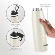Milton Sparkle 600 Thermosteel Water Bottle -620ML