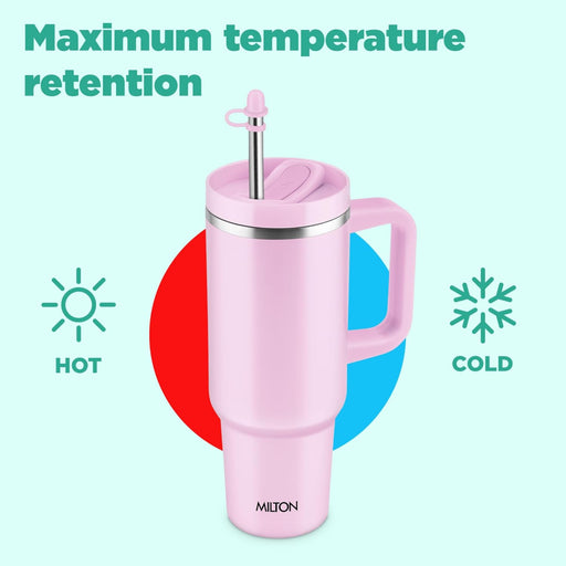Milton Thermosteel Vacuum Insulated Tumbler - Pink