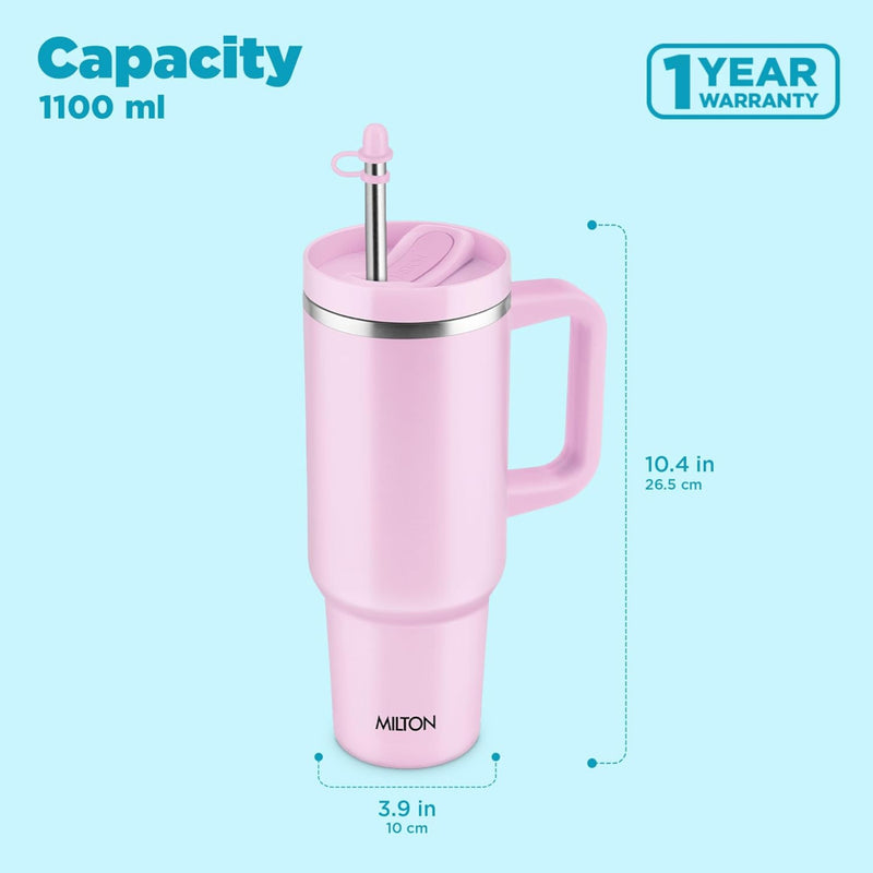 Milton Thermosteel Vacuum Insulated Tumbler - Pink