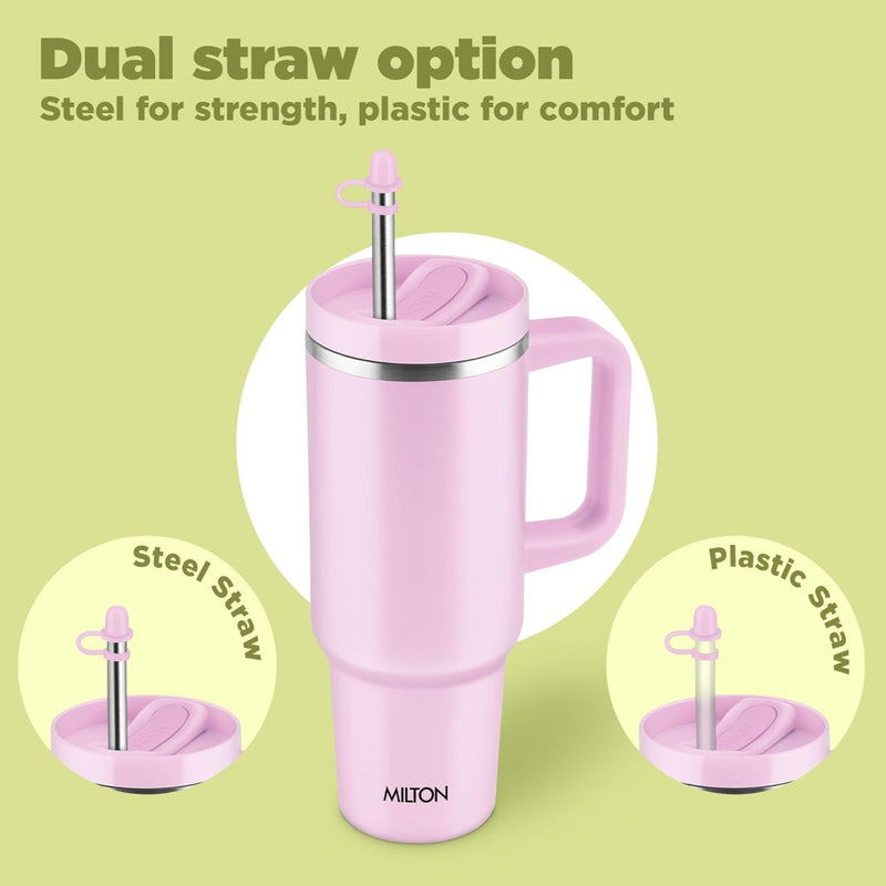 Milton Thermosteel Vacuum Insulated Tumbler - Pink