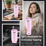 Milton Thermosteel Vacuum Insulated Tumbler - Pink