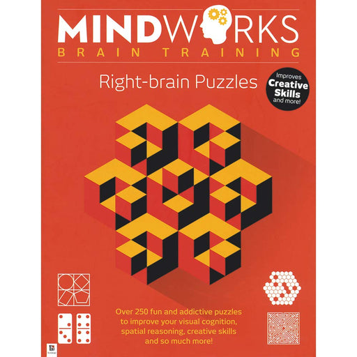 MindWorks Brain Training Right-brain Puzzles-Activity Books-SBC-Toycra