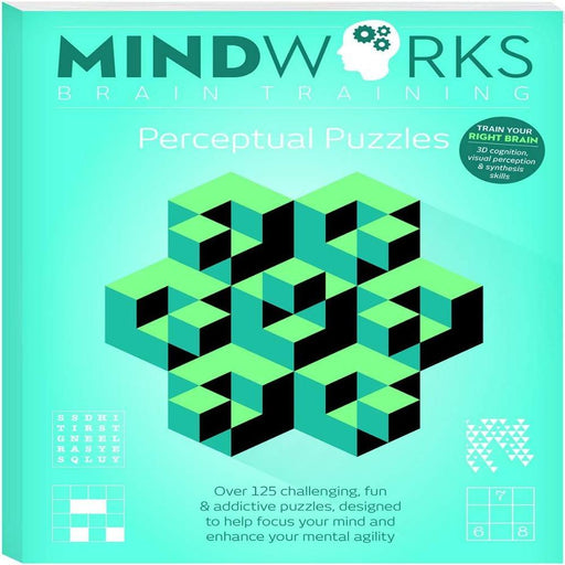 Mindworks Brain Training Perceptual Puzzles-Activity Books-SBC-Toycra