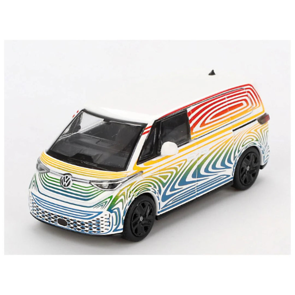 Mini GT #899: Volkswagen ID. Buzz Prototype "Rainbow" 1:64