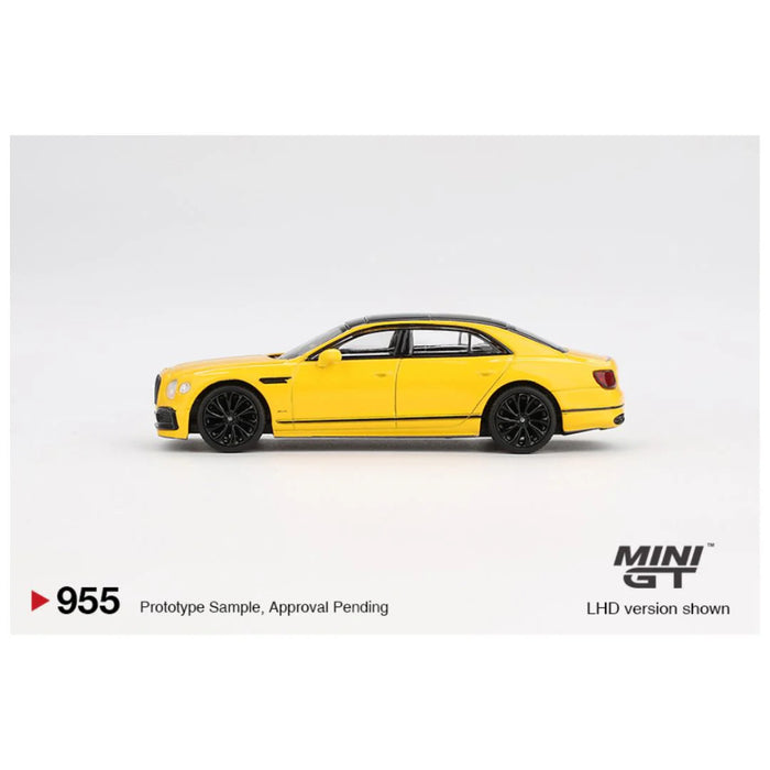 Mini GT #955: Bentley Flying Spur Monaco Yellow 1:64-Vehicles-Mini GT-Toycra