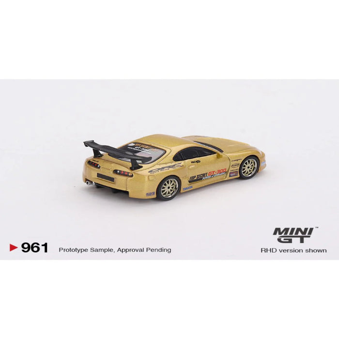 Mini GT #961: Toyota Supra (A80) Top Secret GT-300 Top Secret Gold-Vehicles-Mini GT-Toycra