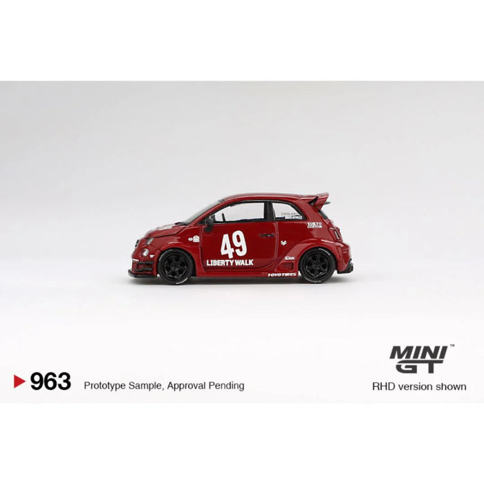 Mini GT #963: LB-WORKS x Abas Works ABARTH 595 Red-Vehicles-Mini GT-Toycra