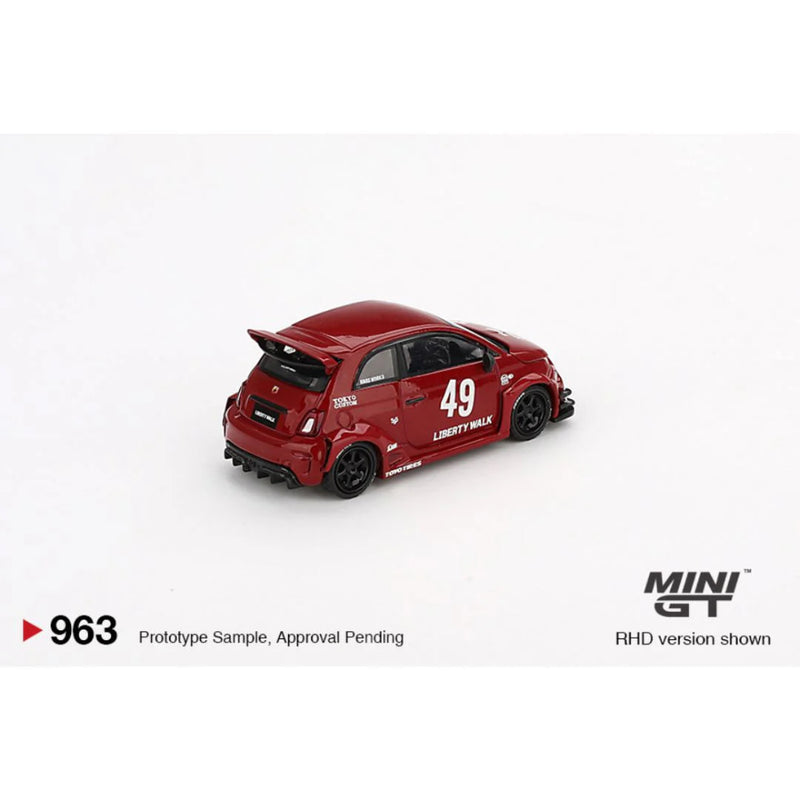 Mini GT #963: LB-WORKS x Abas Works ABARTH 595 Red