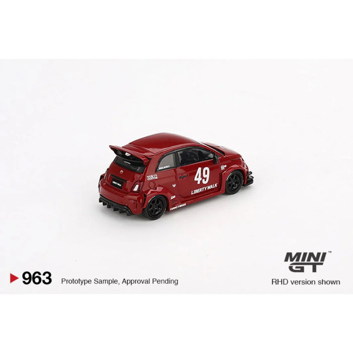 Mini GT #963: LB-WORKS x Abas Works ABARTH 595 Red-Vehicles-Mini GT-Toycra