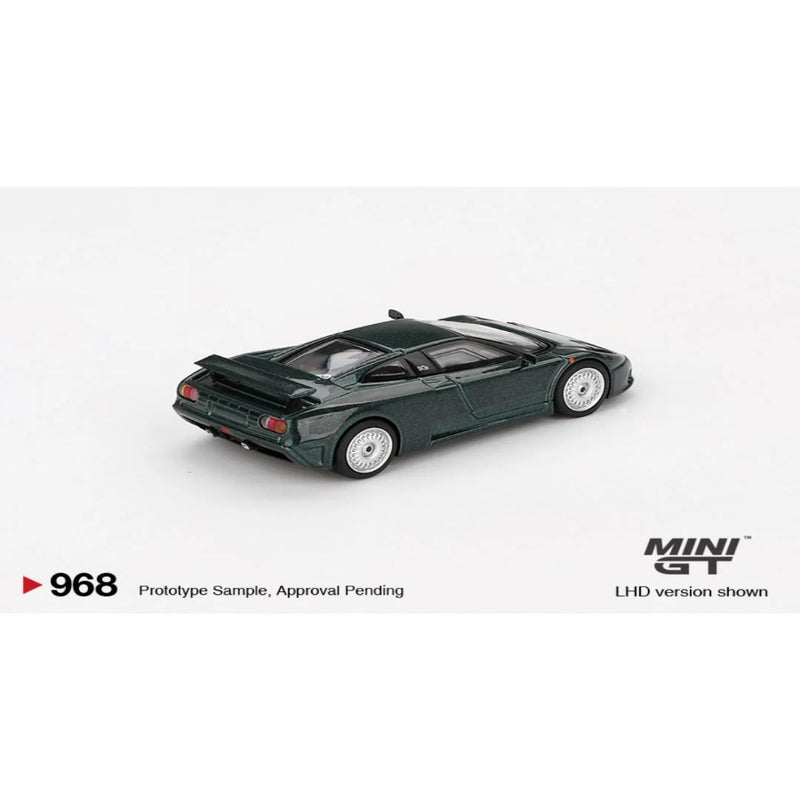 Mini GT #968: Bugatti EB110 GT Verde Scuro