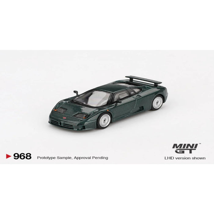Mini GT #968: Bugatti EB110 GT Verde Scuro-Vehicles-Mini GT-Toycra