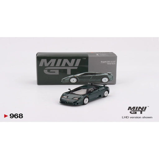 Mini GT #968: Bugatti EB110 GT Verde Scuro-Vehicles-Mini GT-Toycra