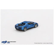 Mini GT BBR Model #04 Ferrari 296 GTB Blu Corsa - 1:64