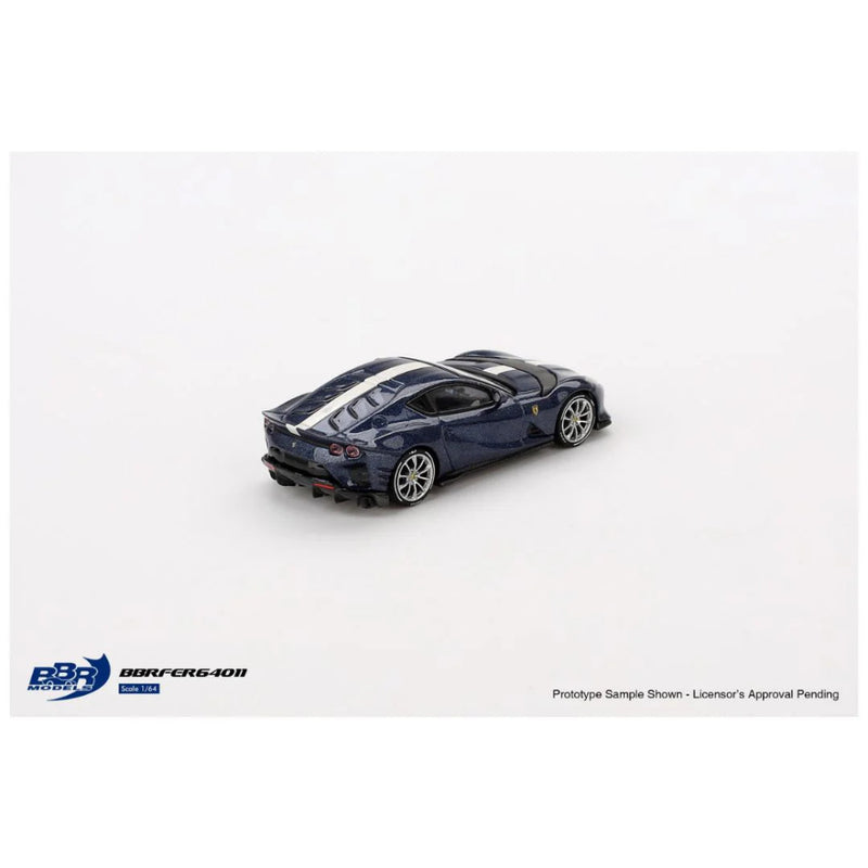 Mini GT BBR Model #11: Ferrari 812 Competitizone Blu Tour De France - 1:64