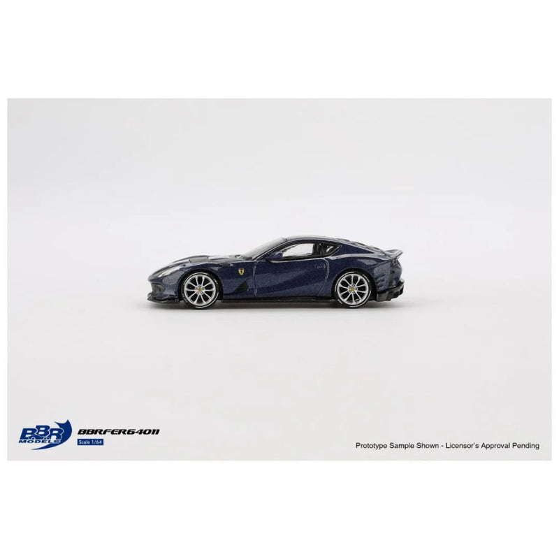Mini GT BBR Model #11: Ferrari 812 Competitizone Blu Tour De France - 1:64