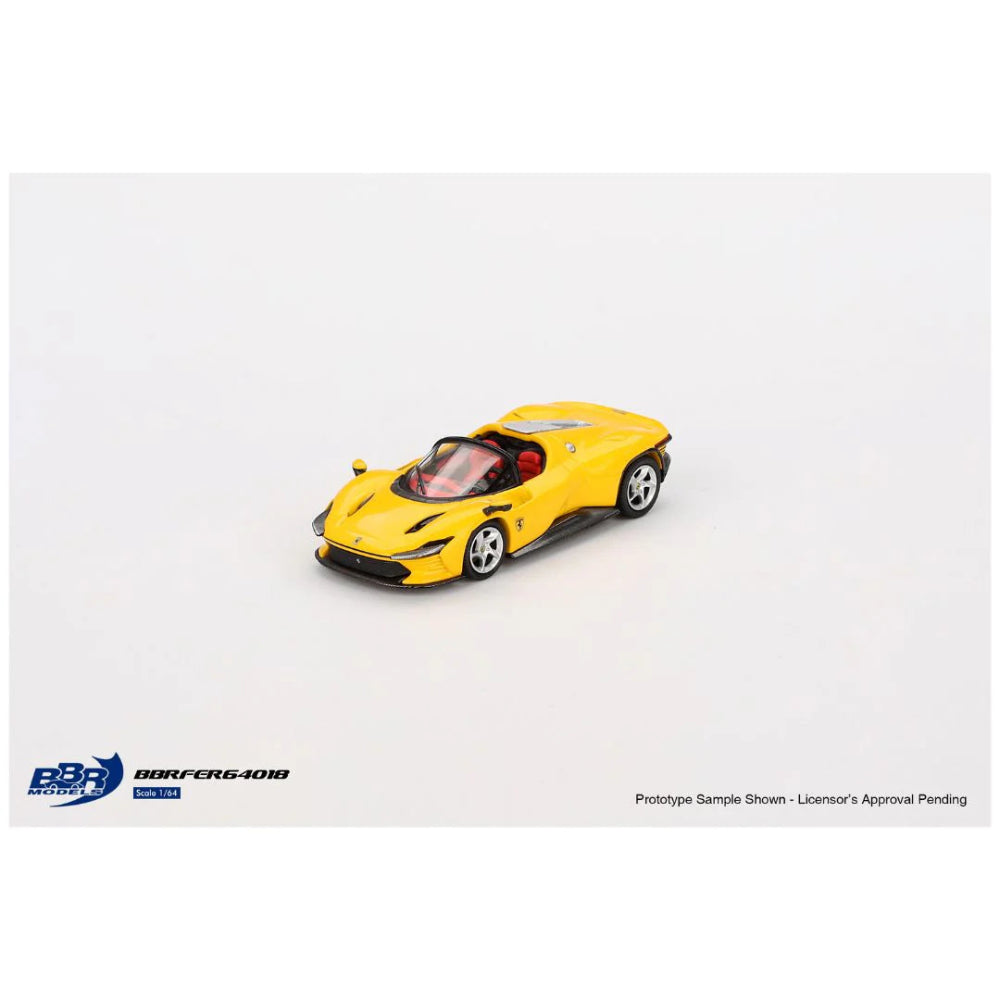 Mini GT BBR Model #64018: Ferrari Daytona SP3 Giallo Modena