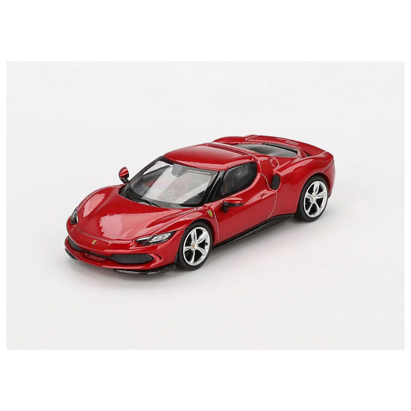 Mini GT BBR Models Ferrari 296 GTB Rosso Imola Red- Scala 1/64