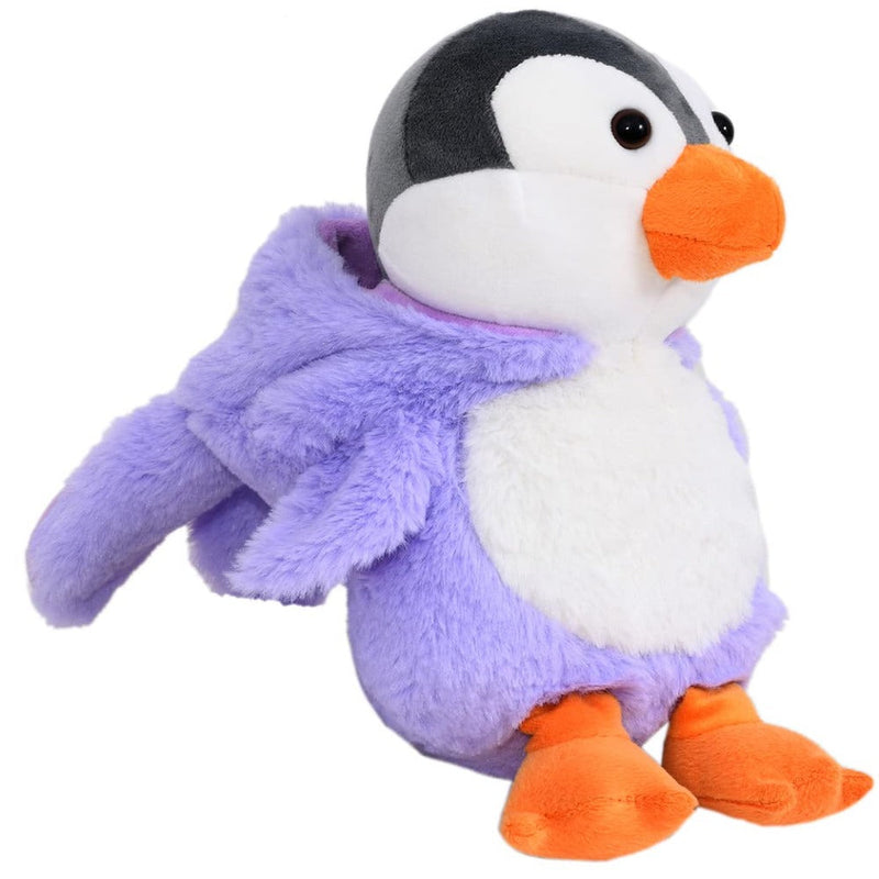 Mirada 23cm Hoodie Penguin - Purple Bunny
