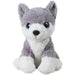Mirada 25cm Husky Dog with Glitter Eyes-Grey-Soft Toy-Mirada-Toycra