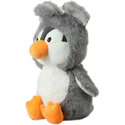Mirada 25cm Super Soft Hoodie Penguin-Grey