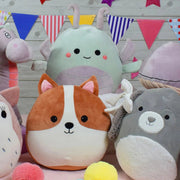 Mirada 30cm Super Soft Dog Cushion Toy - Brown