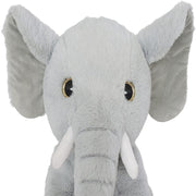 Mirada 45 cm Elephant with Glitter Eye Soft Toy - Grey