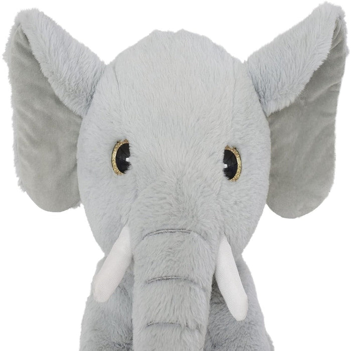 Mirada 45 cm Elephant with Glitter Eye Soft Toy - Grey-Soft Toy-Mirada-Toycra