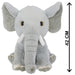 Mirada 45 cm Elephant with Glitter Eye Soft Toy - Grey-Soft Toy-Mirada-Toycra