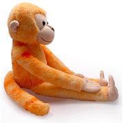 Mirada 52cm Hanging Monkey Soft Toy - Tie Dye Orange