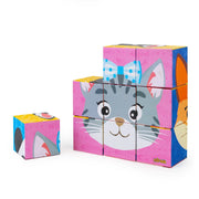 Mirada Animal Faces Puzzle Block