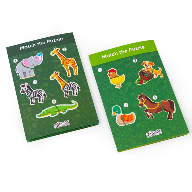 Mirada Animals Magnetic Book - Match, Build And Meet Animals