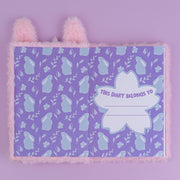Mirada Bunny Princess Plush Notebook