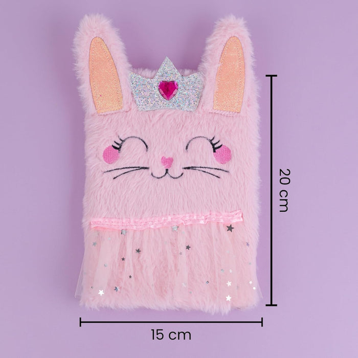 Mirada Bunny Princess Plush Notebook-Back to School-Mirada-Toycra