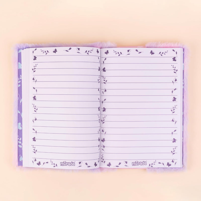 Mirada Butterfly Plush Notebook