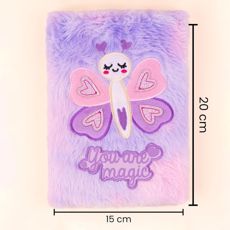 Mirada Butterfly Plush Notebook