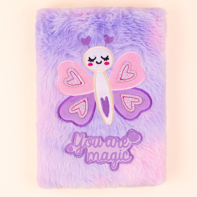 Mirada Butterfly Plush Notebook