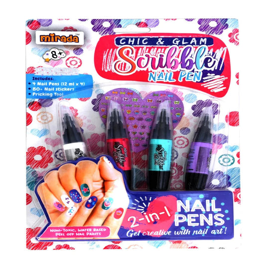 Mirada Chic & Glam Scribble Nail Pen-Arts & Crafts-Mirada-Toycra