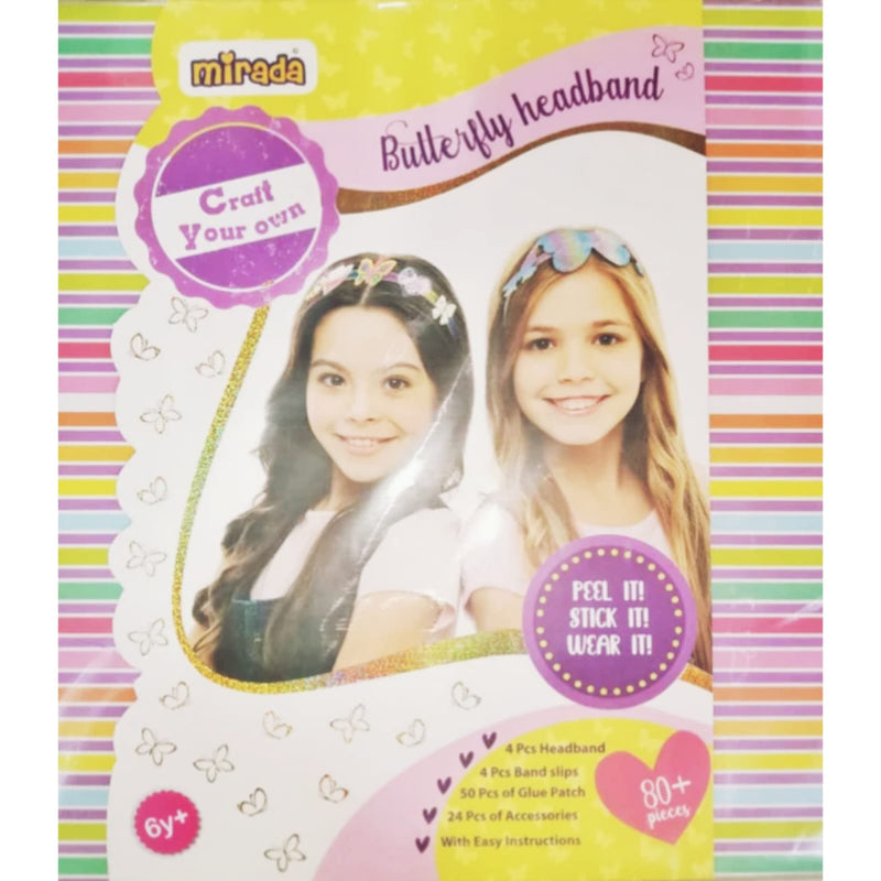 Mirada Craft Your Own Butterfly Headband | Multicolor
