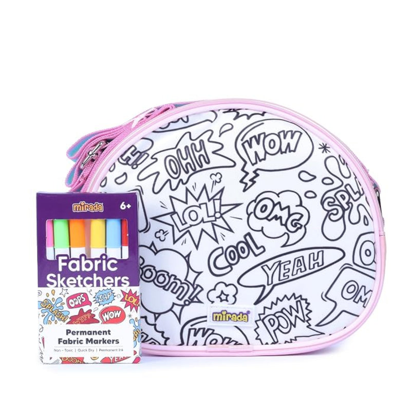 Mirada DIY Doodle Crossbody Creative Bag