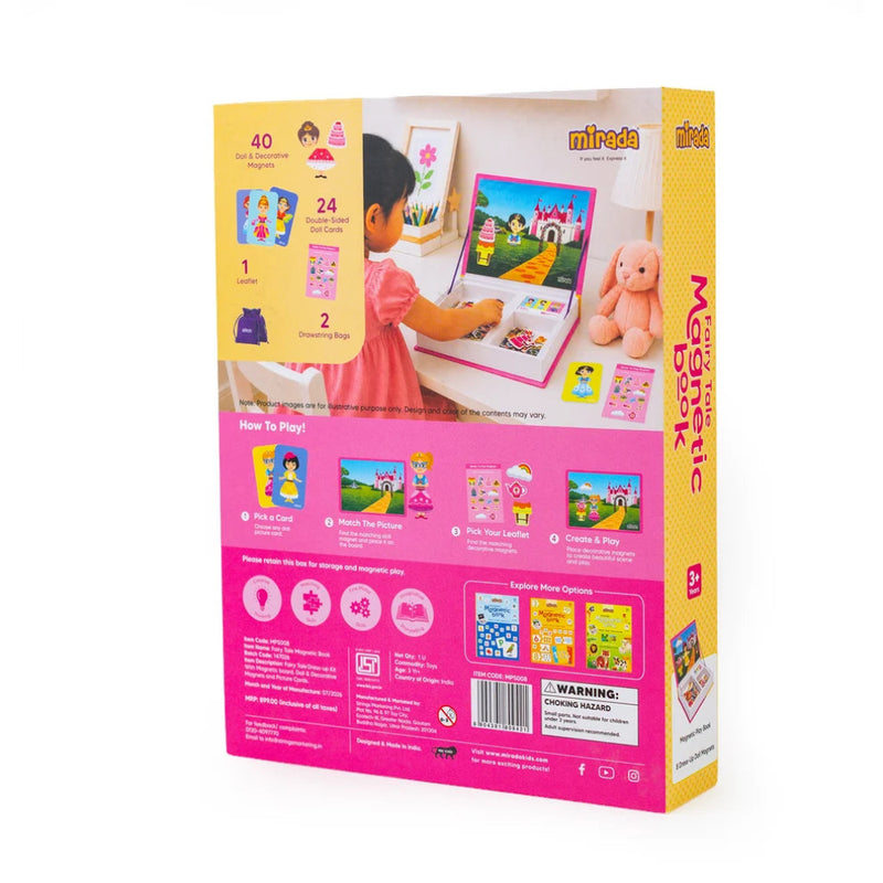 Mirada Fairy Tale Magnetic Book - Mix, Match And Create Dolls